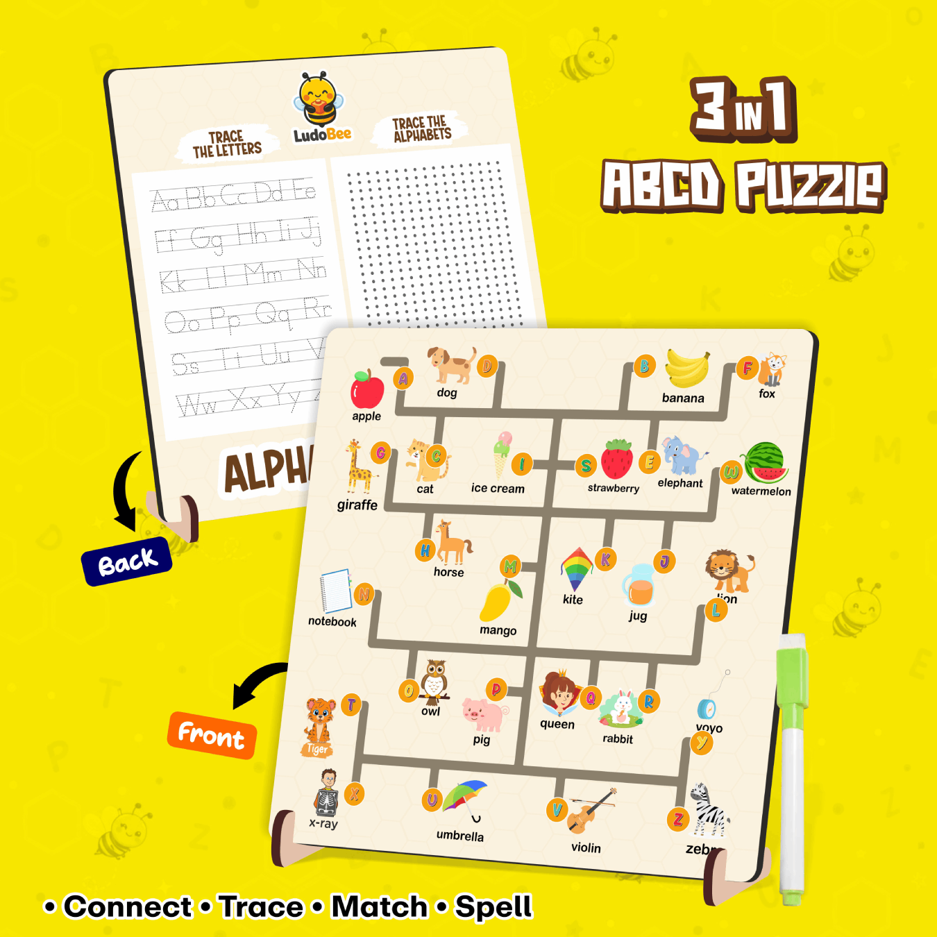 3 in 1 Alphabet Puzzle