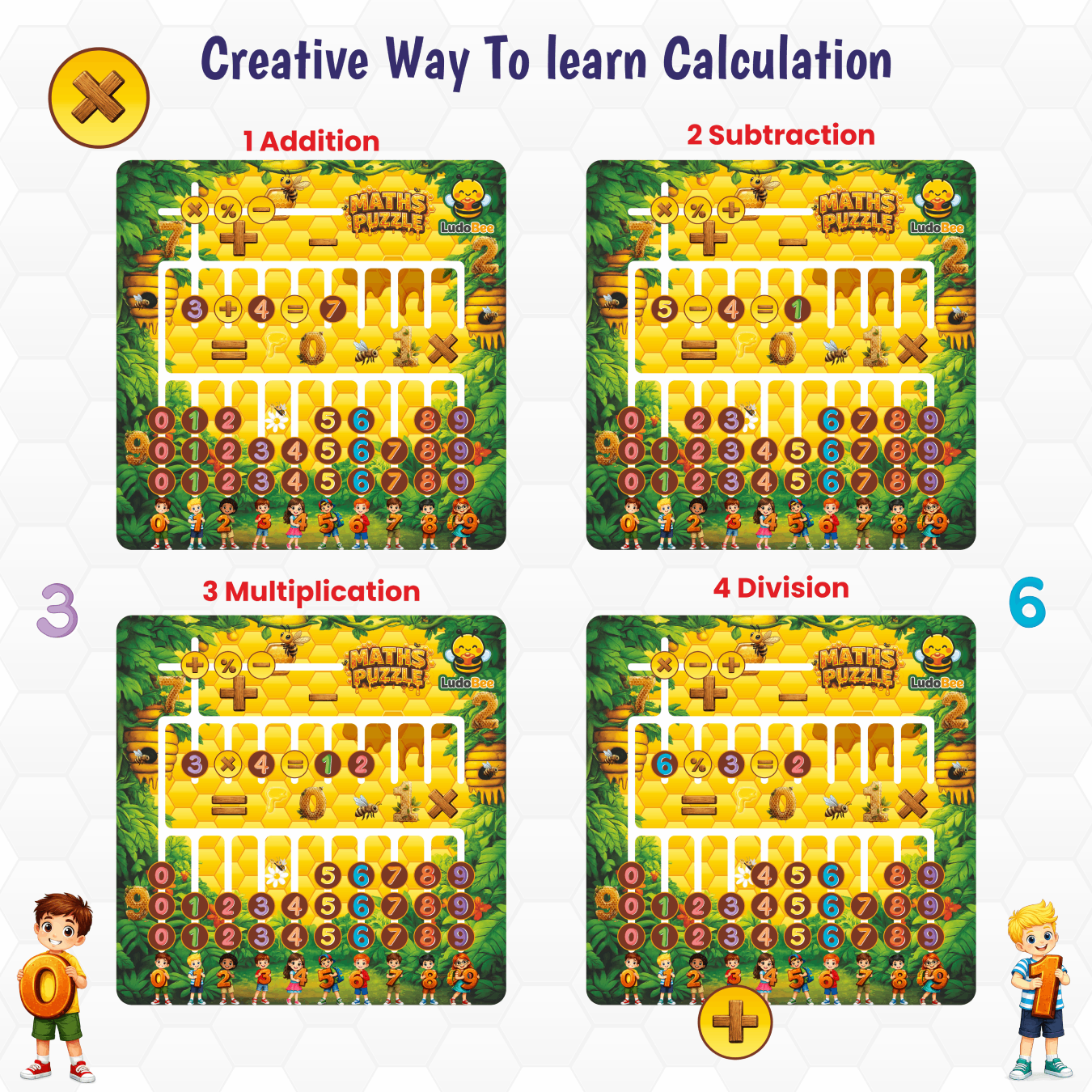 3 in 1 Maths Puzzle